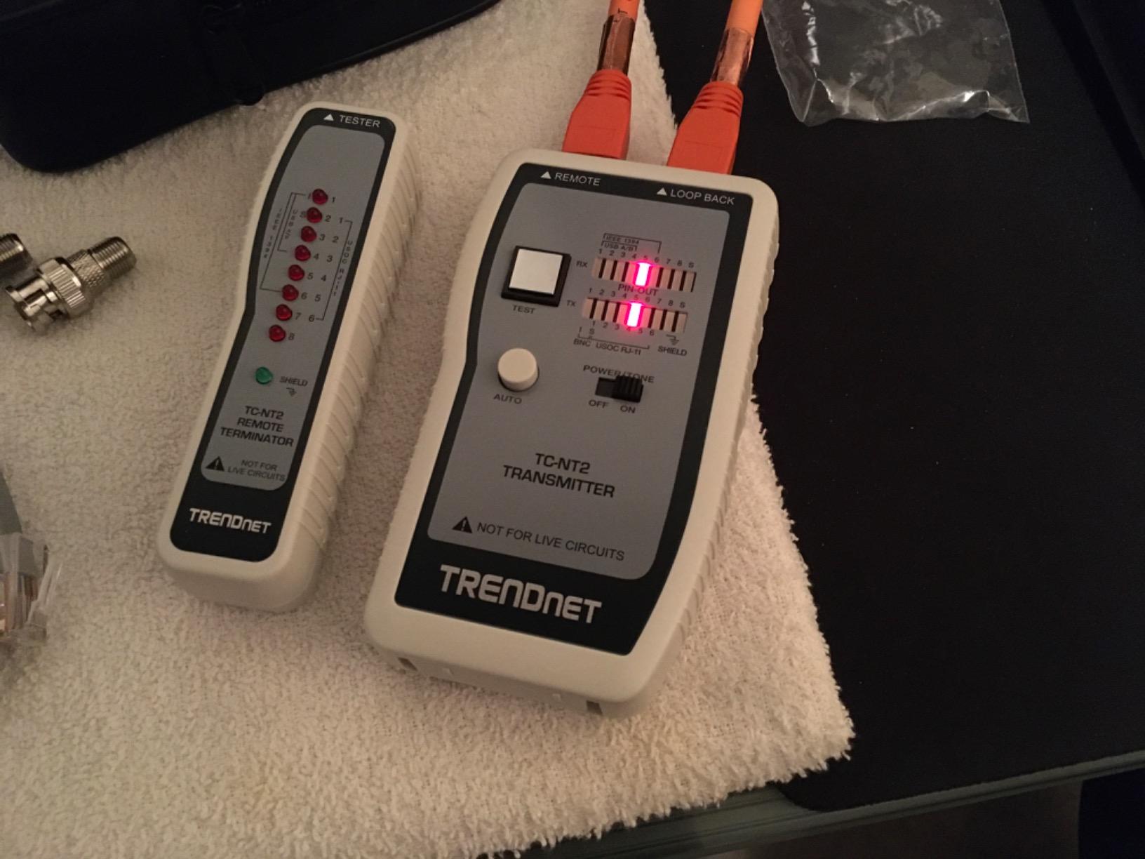 TRENDnet Network Cable Tester, Tests Ethernet,TC-NT2,USB and BNC Cables customer photo 1
