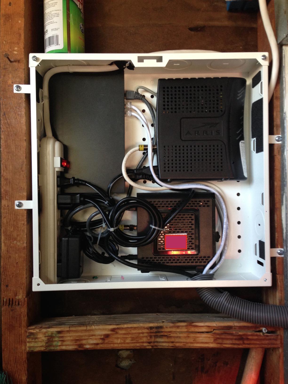 Leviton SMC Structured Media Enclosure with Cover, 28-Inch, 47605-28W, White customer photo 1