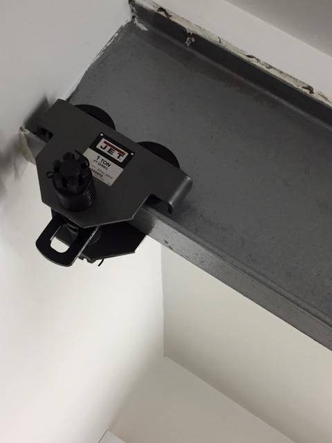 JET 1-Ton Heavy-Duty Manual Trolley (Model 1-PT) customer photo 1