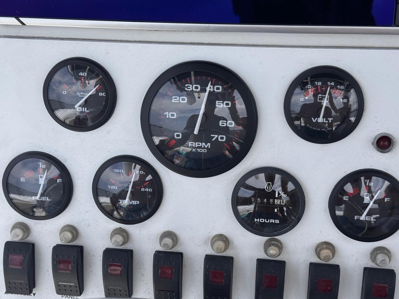 Sierra 57902P Fuel Gauge - Amega 2