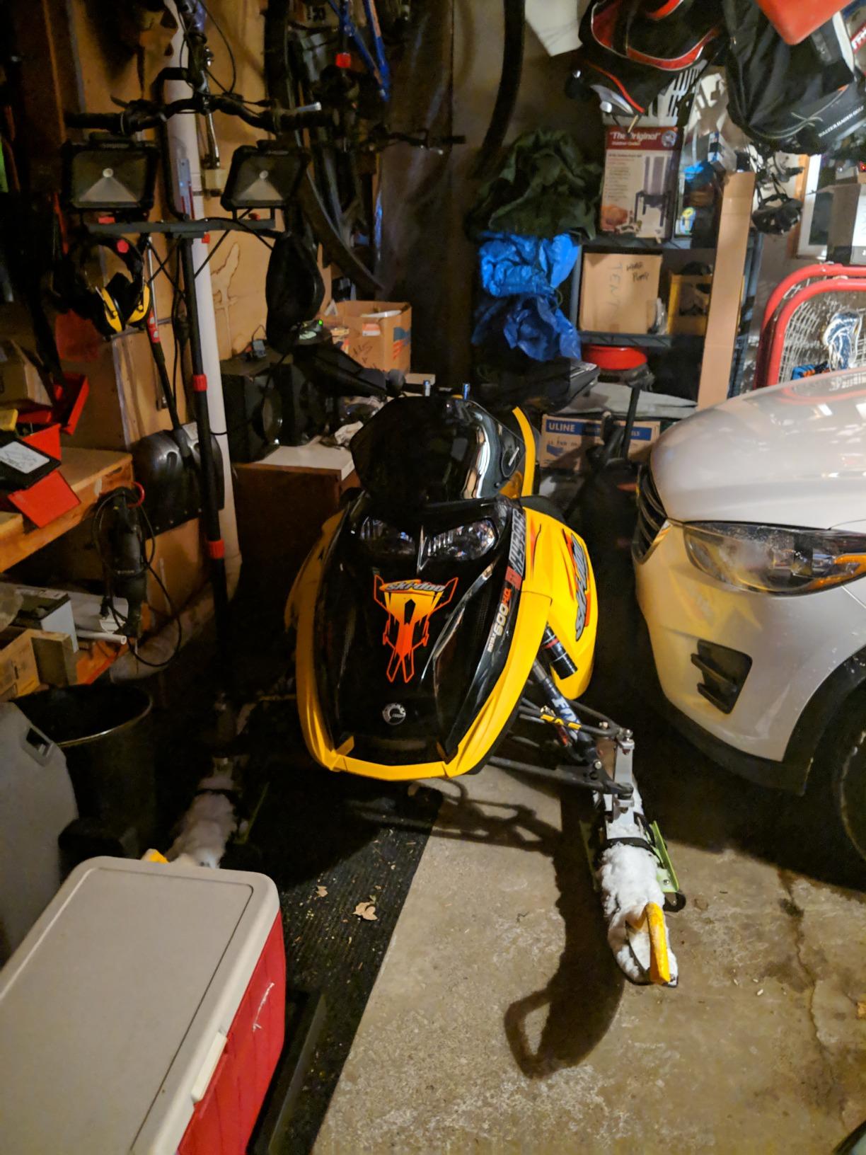 PowerMadd 13042 Cobra Windshield for Ski Doo Rev Fairing Mount - Tinted with black edge - Tall height customer photo 2