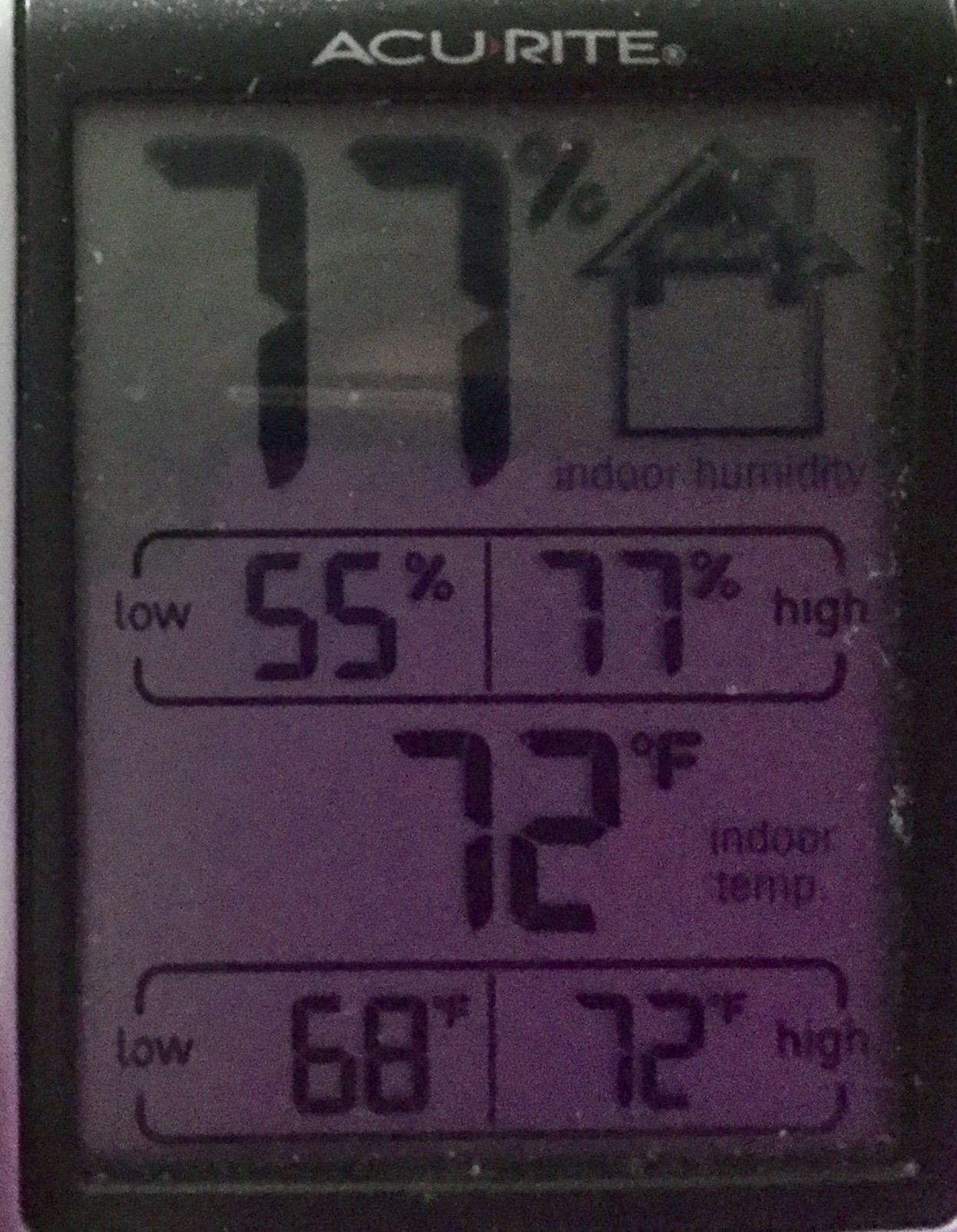 AcuRite Wireless Digital Indoor Thermometer and Hygrometer Monitor for Inside Temperature and Humidity Measurements (00613) customer photo 1