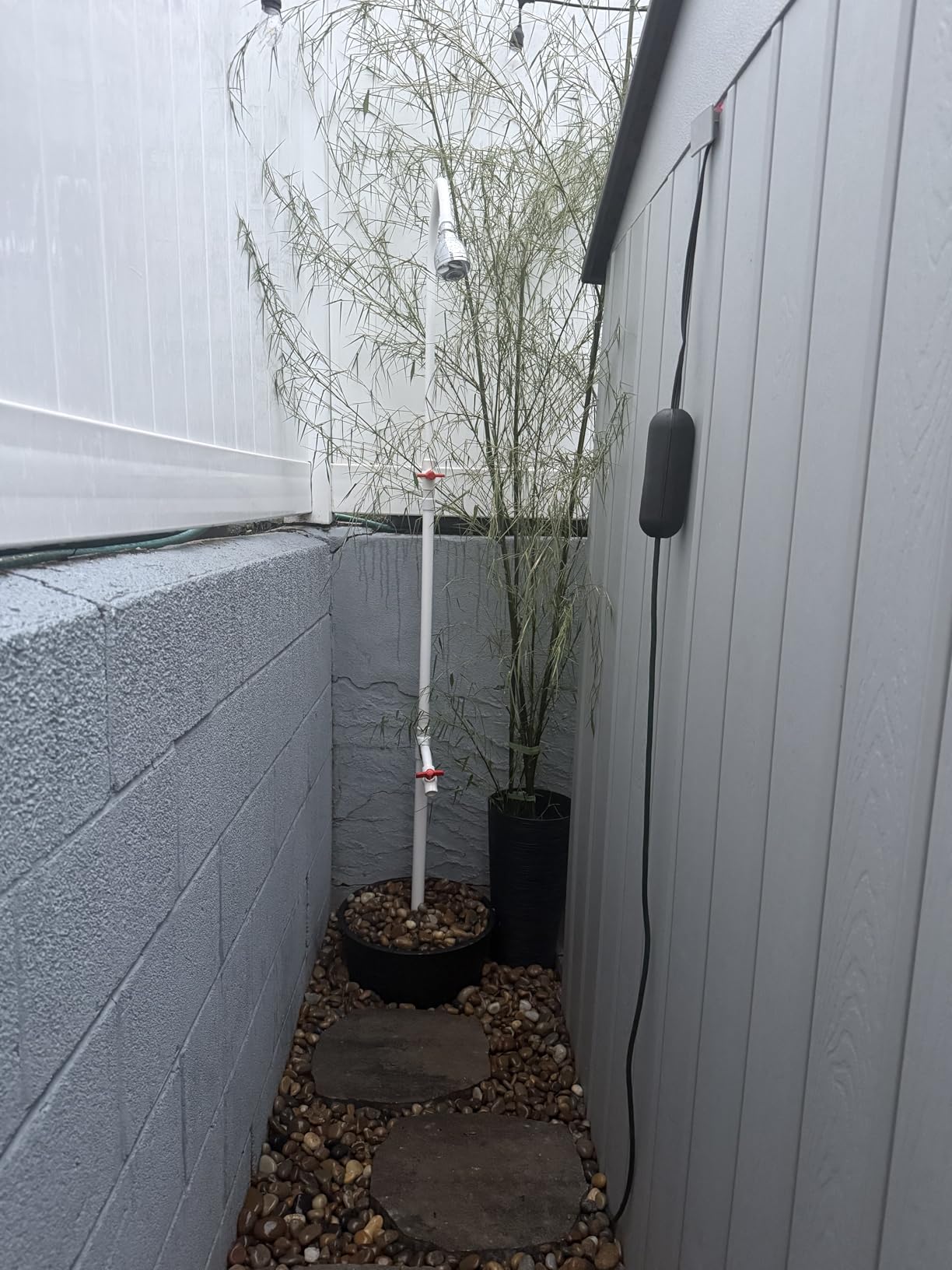 Poolside Portable Power Shower with Foot Washer customer photo 1
