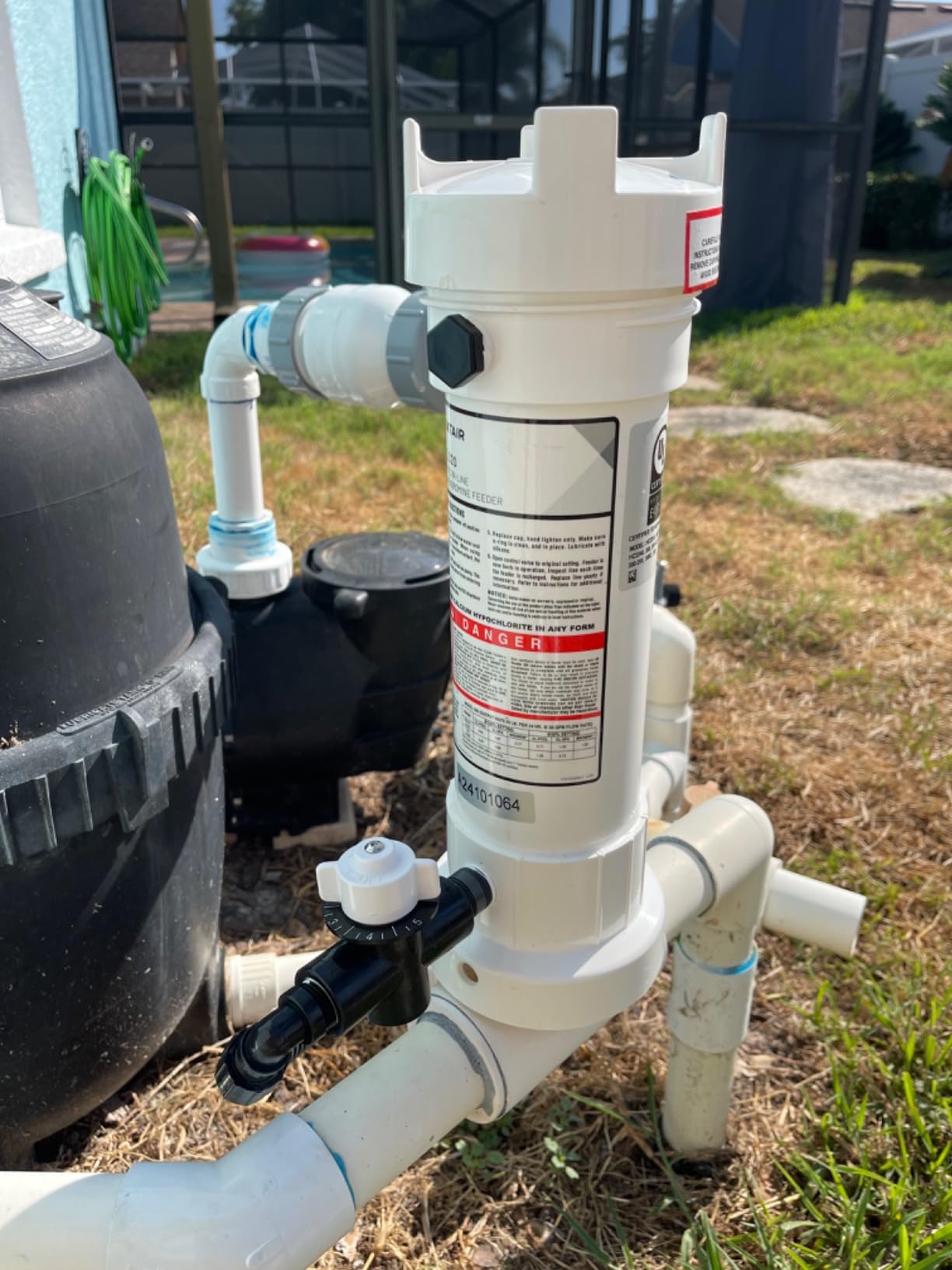 Pentair R171096 Rainbow 320 Automatic in-Line Chlorine/Bromine Feeder customer photo 2