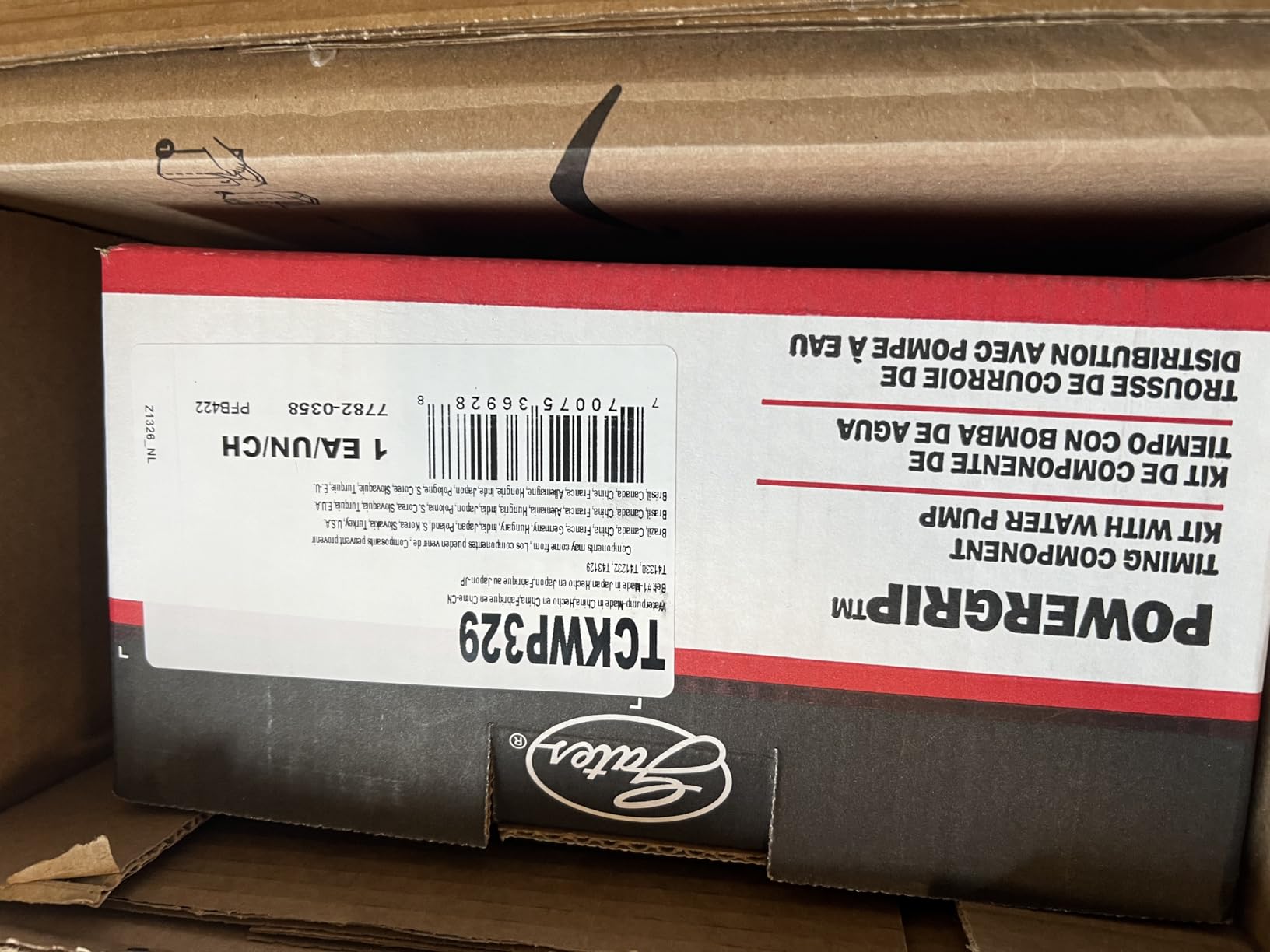 Gates TCKWP329 Power Grip Premium Timing Component Kit with Water Pump (Tckwp) customer photo 2
