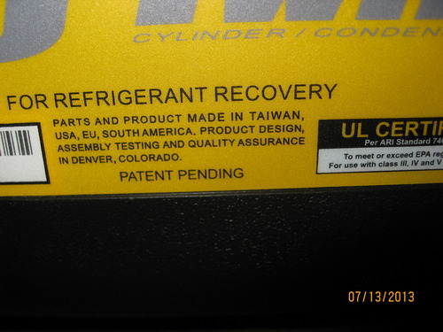 Appion G5TWIN Twin Cylinder Recovery Unit, 3 liters customer photo 2