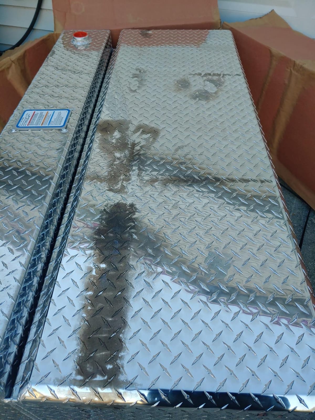 UWS TT-100-COMBO 100 Gallon Combo Aluminum Transfer Tank customer photo 2