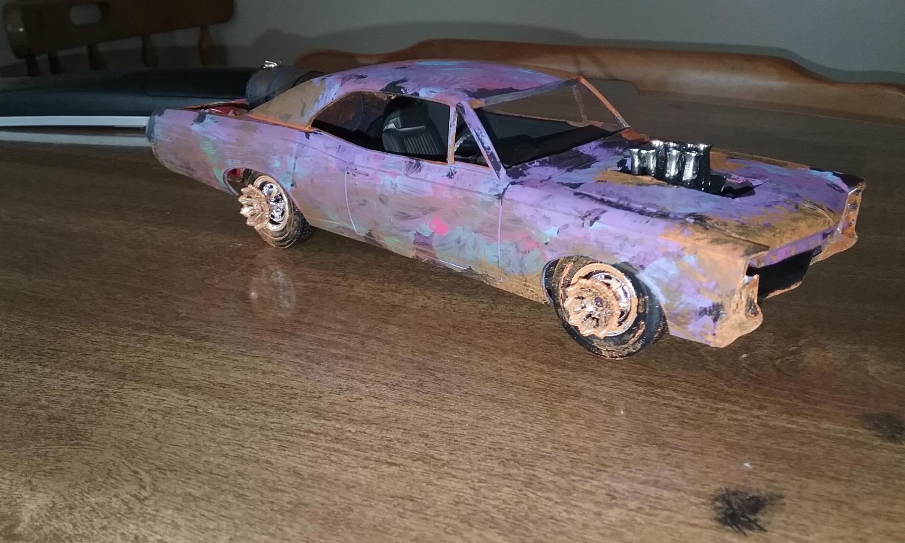 MPC: 1:25 Scale Model Kit - 1967 Pontiac GTO - Blue, 85+ Parts - Skill Level 2, Authentic Vehicle Building Kit, Replica Classic Car, Age 14+ customer photo 1