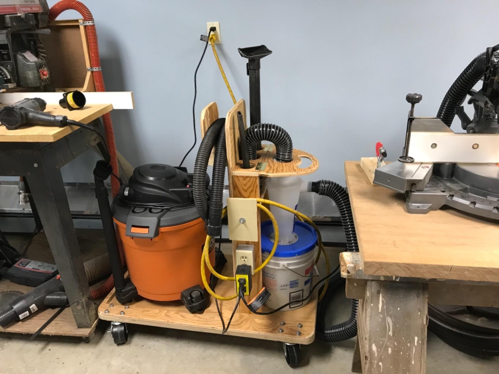 Oneida Air Systems Dust Deputy DIY Anti-Static Retrofit Cyclone Separator for Wet/Dry Shop Vacuums (DD DIY) customer photo 2