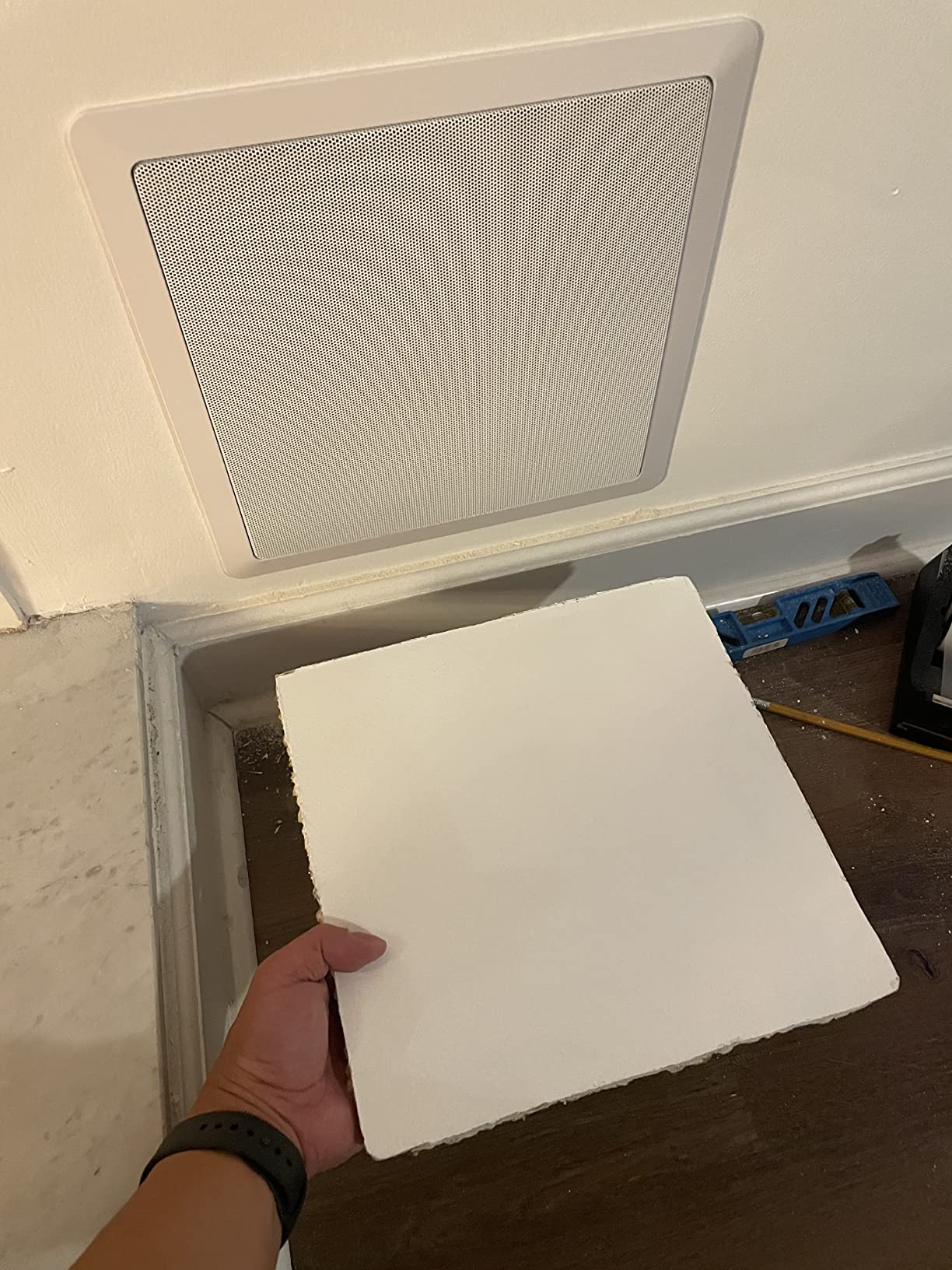 Monoprice In-Wall Passive Subwoofer - 10 Inch (Single) 200 Watts Maximum - Aria Series, (Model: 104928) customer photo 1