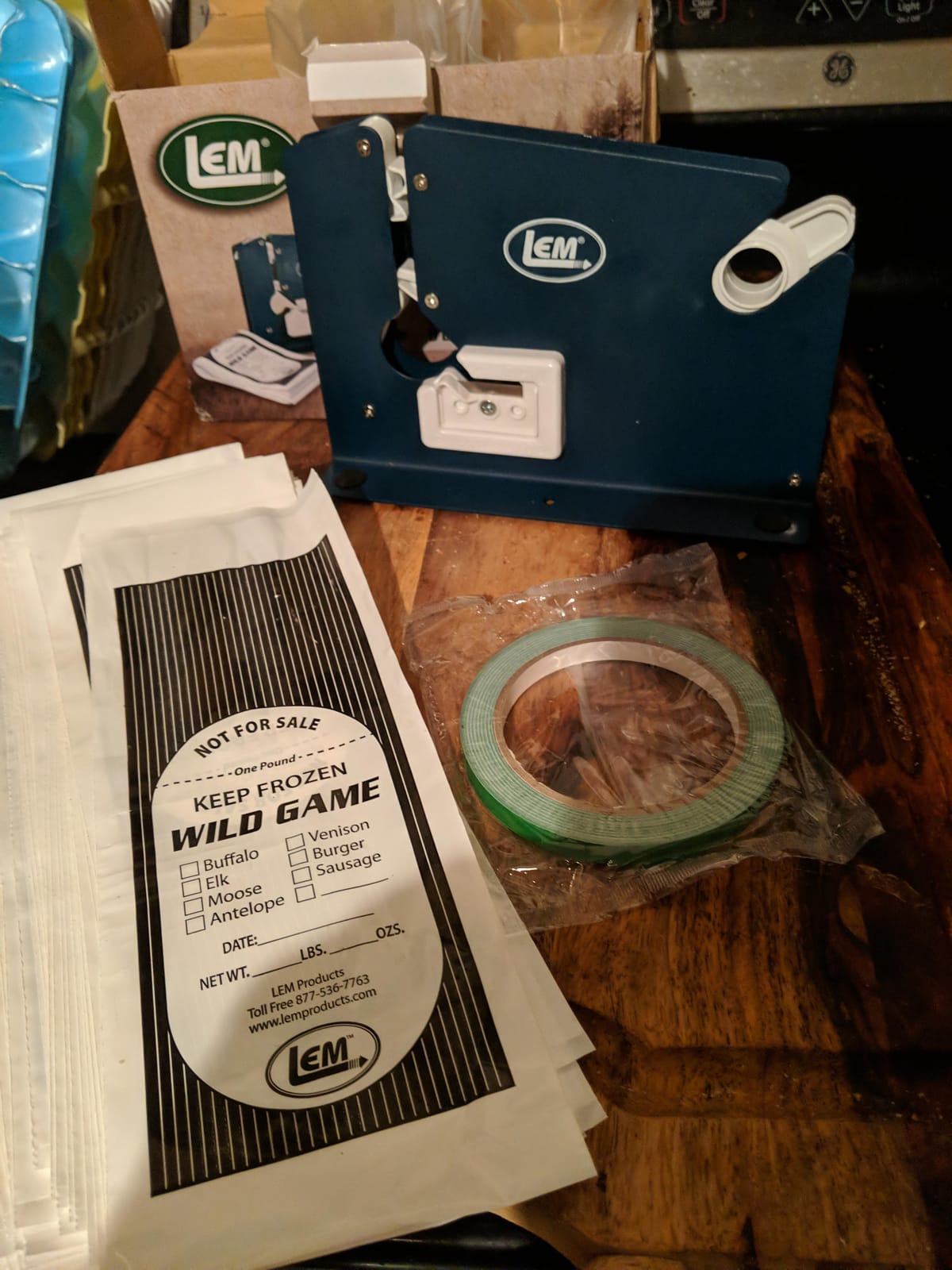 LEM Products Ground Meat Packaging System, Sealer Machine, Tape, Meat Bags customer photo 2