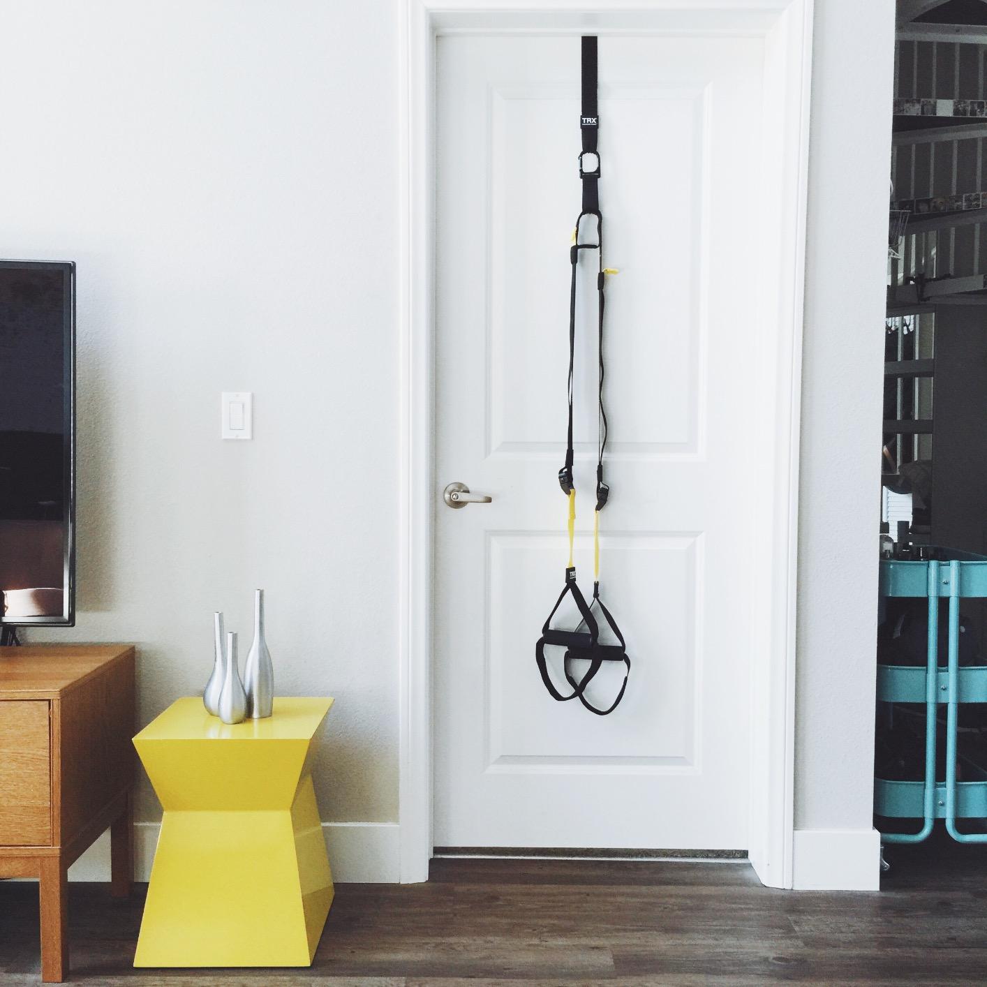 TRX All-In-One Home Gym System - Complete Suspension Training Kit for Strength Training, HIIT & Full-Body Workouts at Home or Outdoors, Includes Indoor & Outdoor Anchors customer photo 1