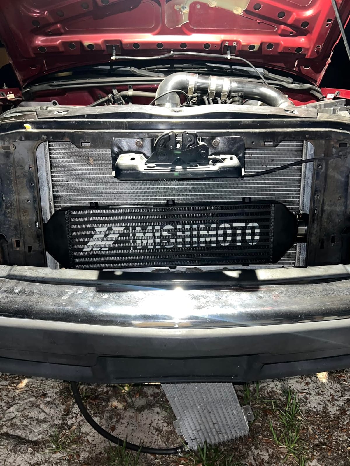Mishimoto Universal Intercooler Z-Line, Black 28 in. x 7.5 in. x 2.5 in. customer photo 2
