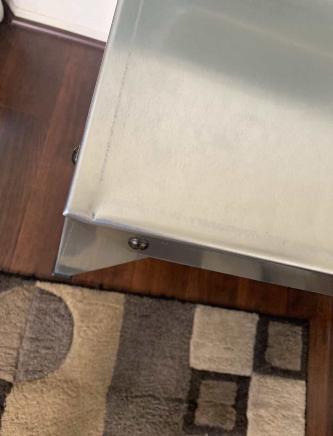 Poly-Tex Metal Galvanized Steel Potting Bench 24” W x 44” L x 44” H, Silver customer photo 1