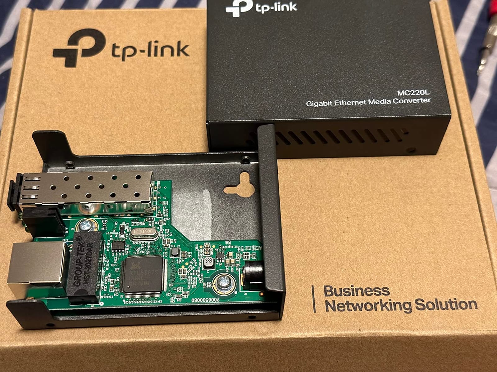 TP-Link MC220L, Gigabit SFP to RJ45 Fiber Media Converter | Fiber to Ethernet Converter, Plug and Play, Durable Metal Casing, Versatile Compatibility, Auto Negotiation, UL Certified customer photo 2