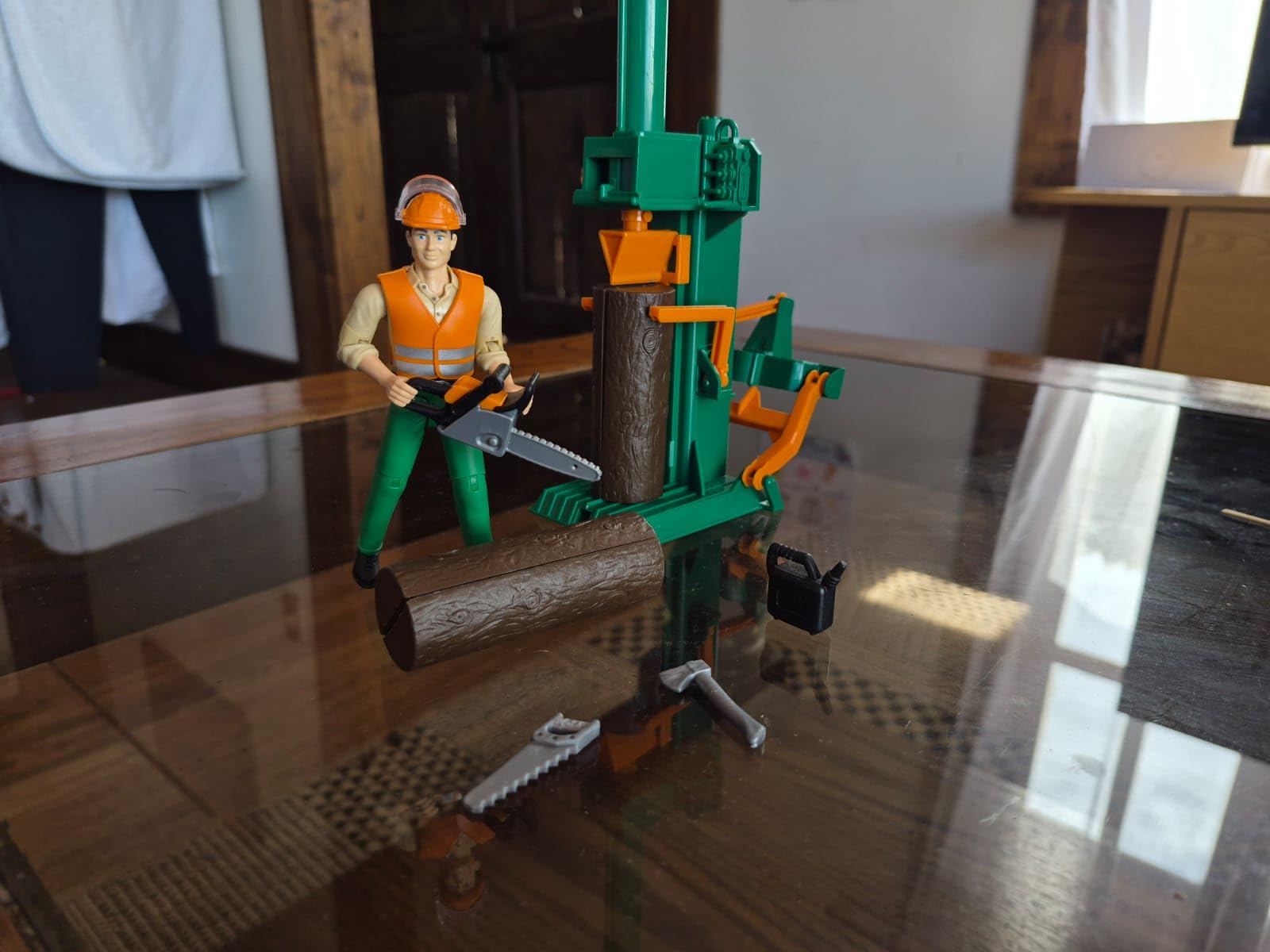 Bruder 62650 bworld Forestry Set, 1:16 Scale Farm Toy for Tractors customer photo 1