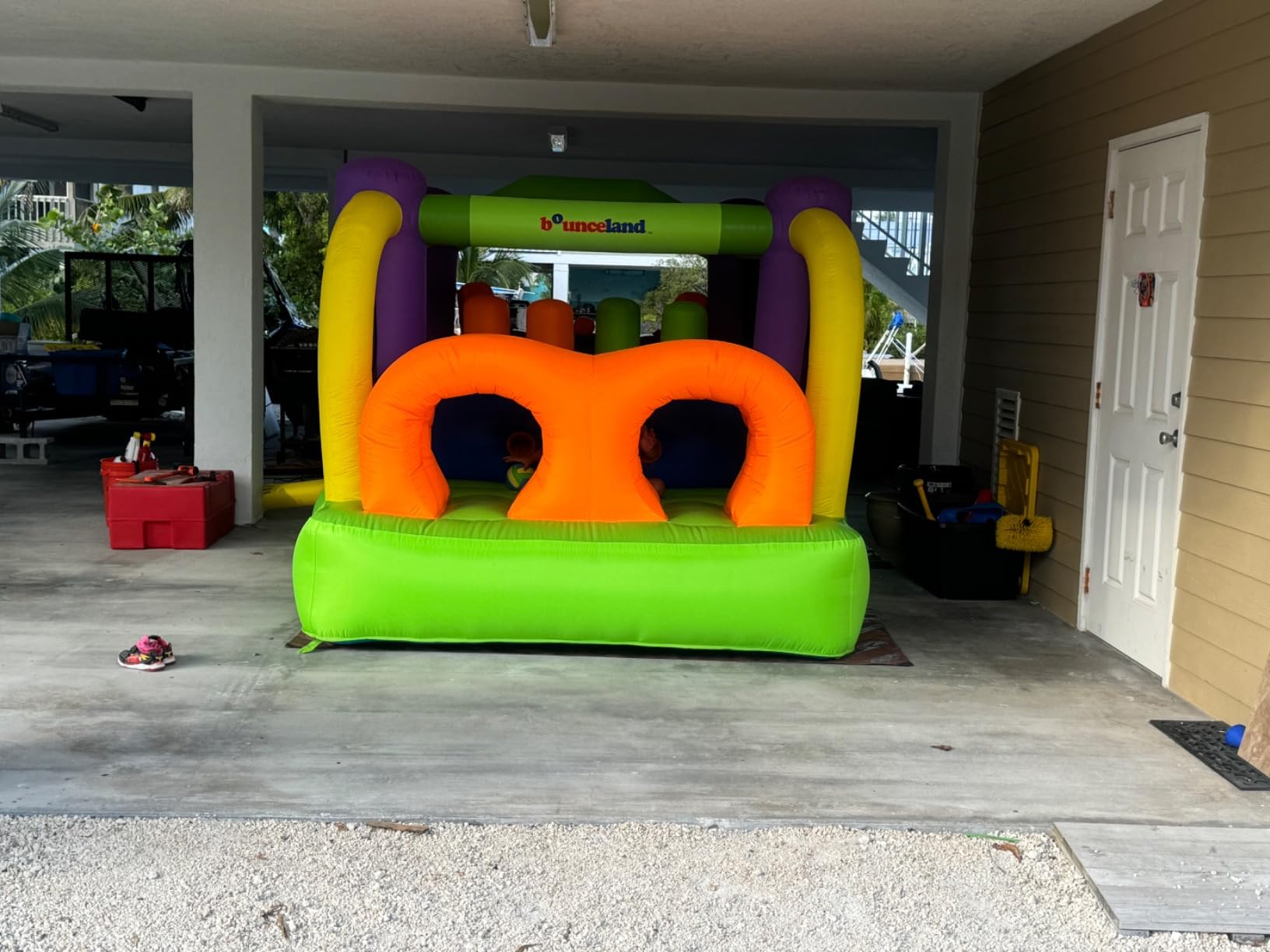 Bounce House Bounceland Inflatable Bouncer Obstacle Pro-Racer Combo Slides customer photo 2