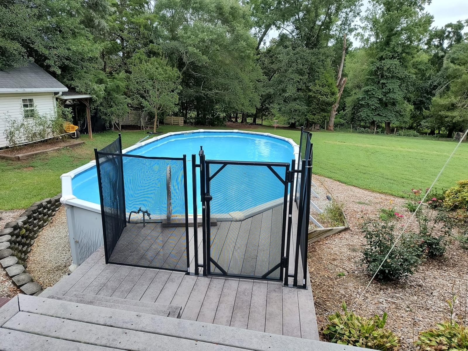 Safety Fence for In Ground Pool Size: 5', Black customer photo 1