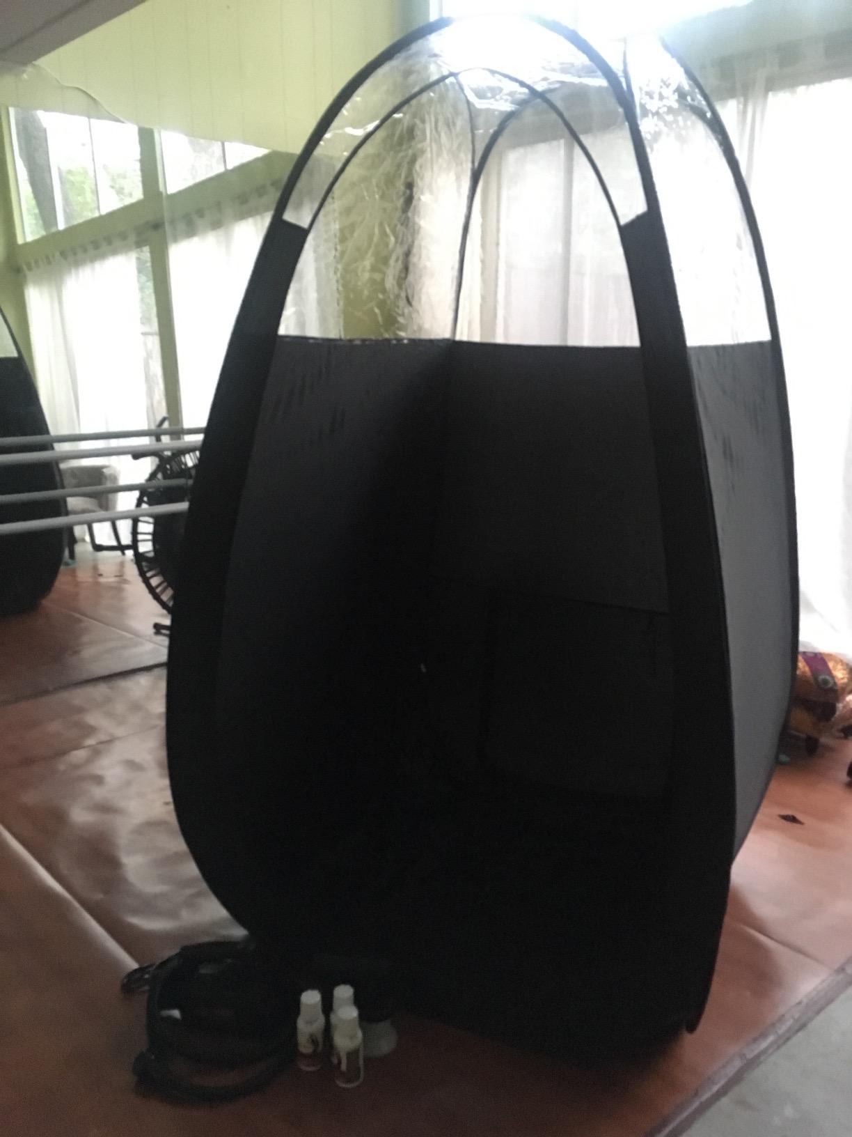 MaxiMist Spray Tan Machine, HVLP Airbrush Tanning, Sunless Spray Tan Machine, Maximist Elite Lite (Black Tent) customer photo 1