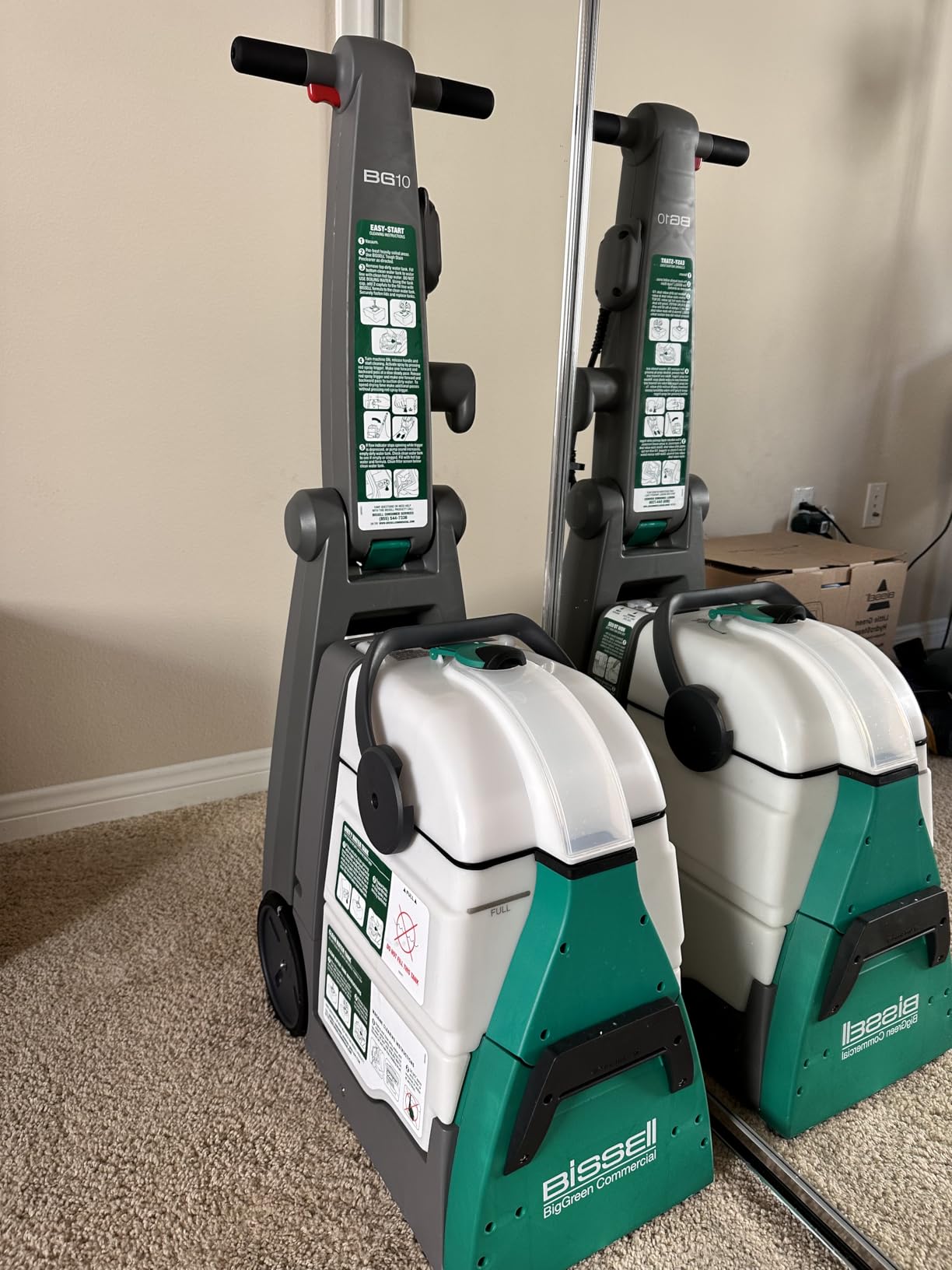 Bissell BigGreen Commercial BG10 Deep Cleaning 2 Motor Extractor Machine customer photo 1