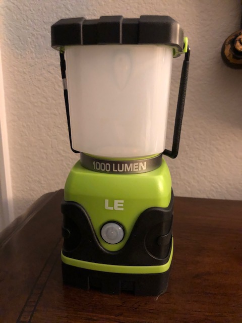 Lepro 1000LM Battery Powered LED Camping Lantern with 4 Light Modes, Green customer photo 1