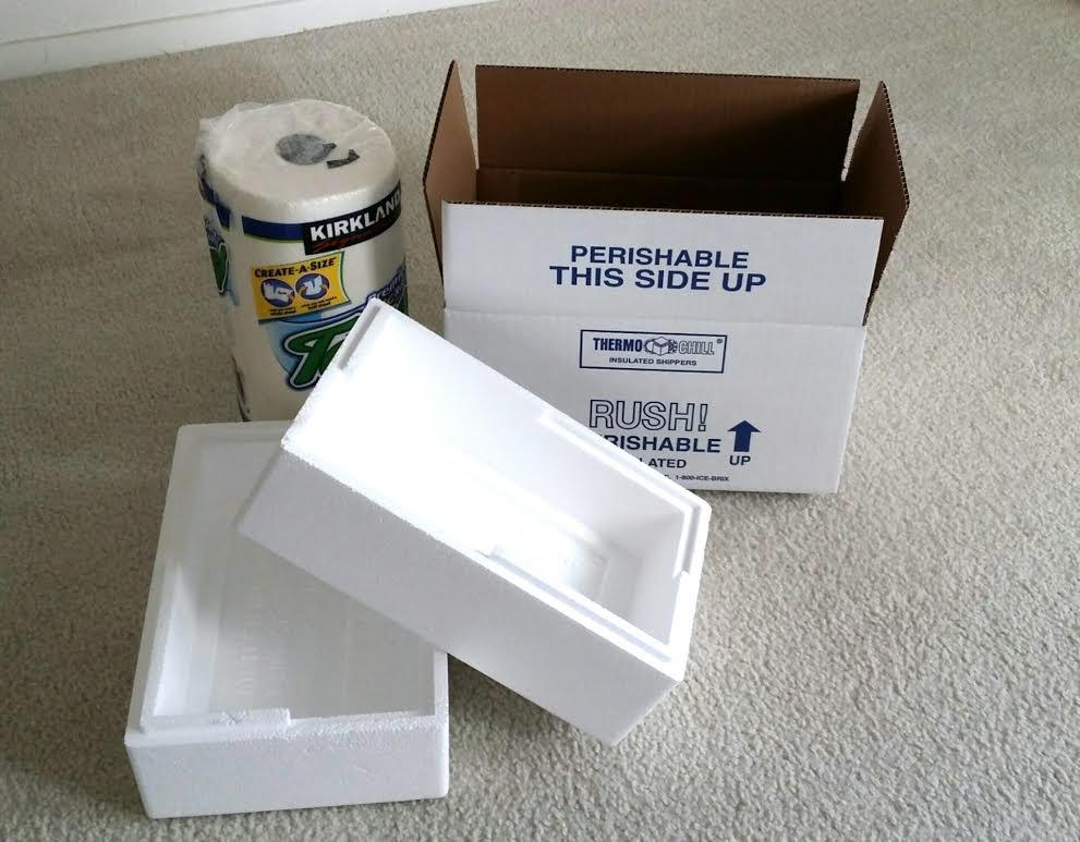 Polar Tech XM15C Thermo Chill Expand-em Series Insulated Carton with Foam Shipper, ID: 10-5/8