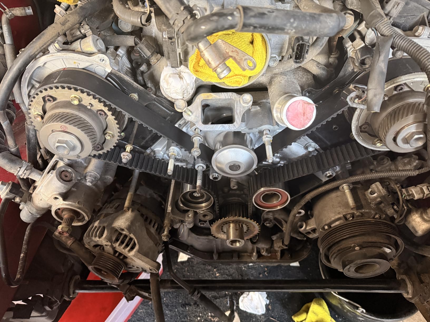 AISIN GENUINE TKT-021 Engine Timing Belt Kit with Water Pump - Compatible with Select Lexus GS400, GS430, GX470, LS400, LS430, LX470, SC400, SC430 Toyota 4Runner, Land Cruiser, Sequoia, Tundra customer photo 1
