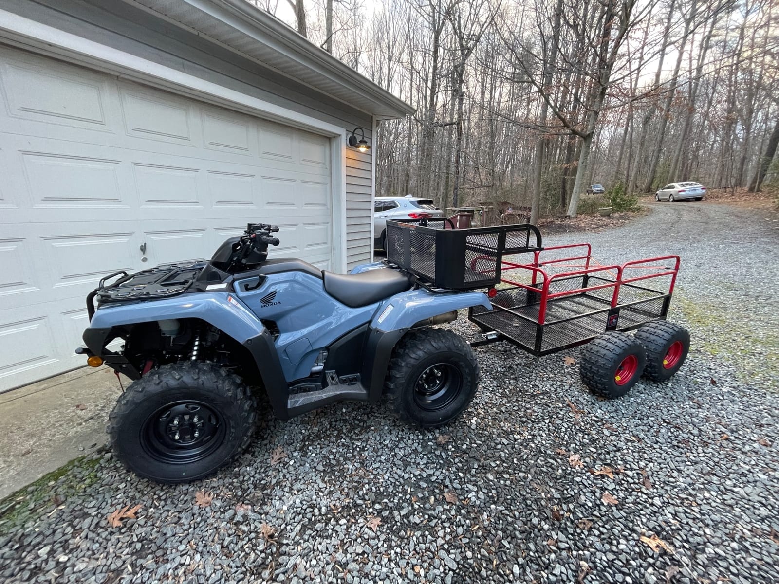 Yutrax Trail Warrior X4 Heavy Duty UTV/ATV Trailer - For Off-Road Use, 1,250 lb Capacity customer photo 1
