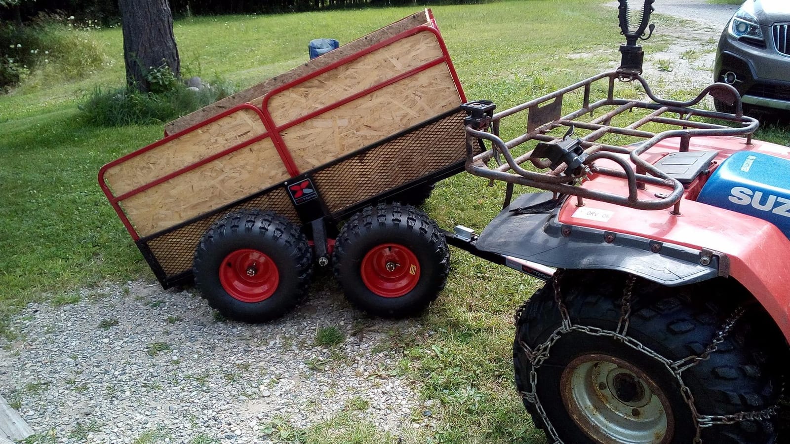 Yutrax Trail Warrior X4 Heavy Duty UTV/ATV Trailer - For Off-Road Use, 1,250 lb Capacity customer photo 2