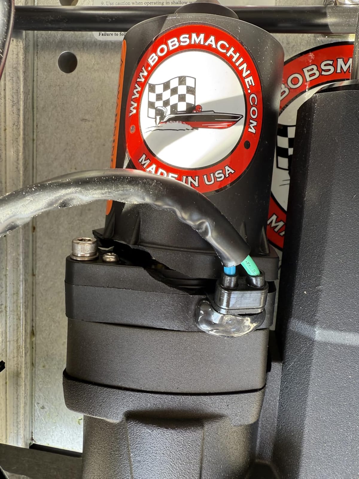 Bob's Machine 6 in Jac Plate 100-106010, 6 in Setback - Rated up to 300 HP | Outboard Jack Plate with 7.5 in Total Lift - Internal Hydraulic Pump, Tension Rods, Pre-Drilled Dual Side Mount customer photo 2