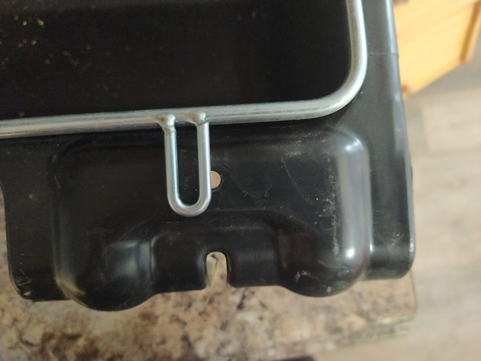 Little Giant Hook Over Goat Trough | Fence Feeder Trough | Hook and Mount Feeder | 9 Quart customer photo 1