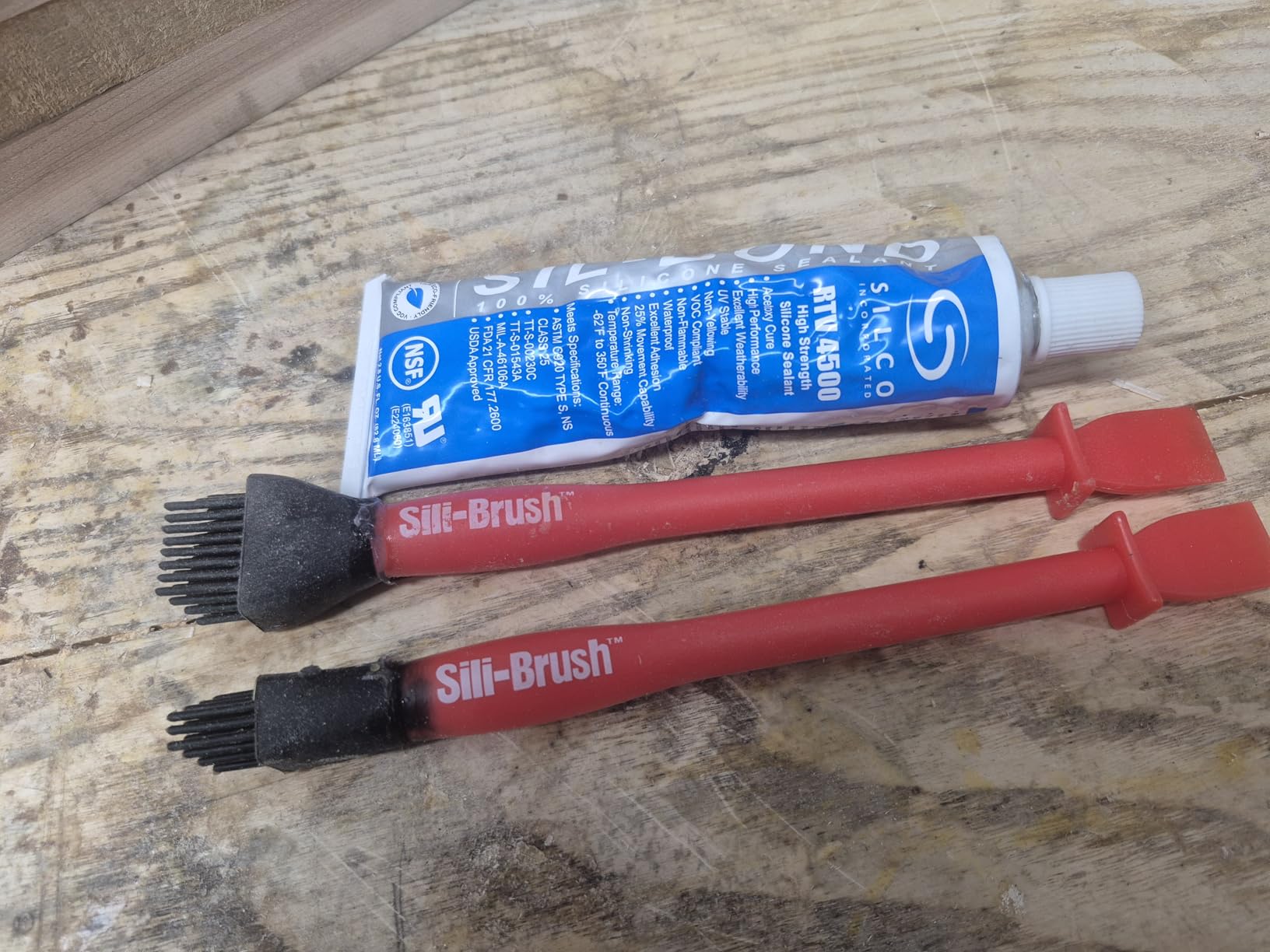 Silicone Brush & Tray Kit, Reusable Wood Glue Brush and Spreader Tools customer photo 2
