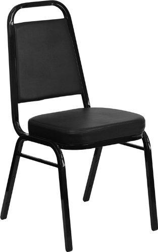 Flash Furniture Hercules Vinyl Banquet Chair, Black, 4-Pack customer photo 2