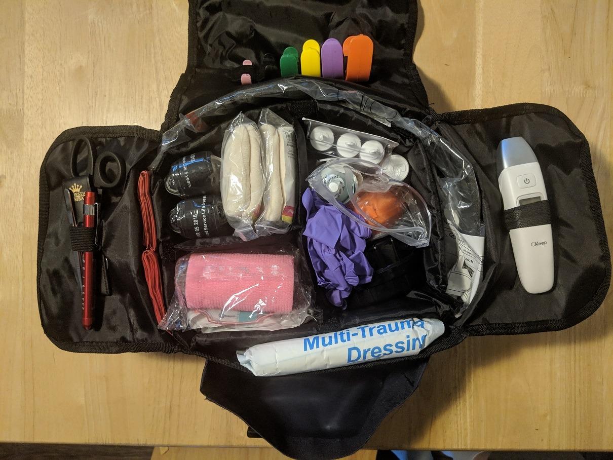 Primacare KB-RO74-R First Responder Trauma Bag, 17