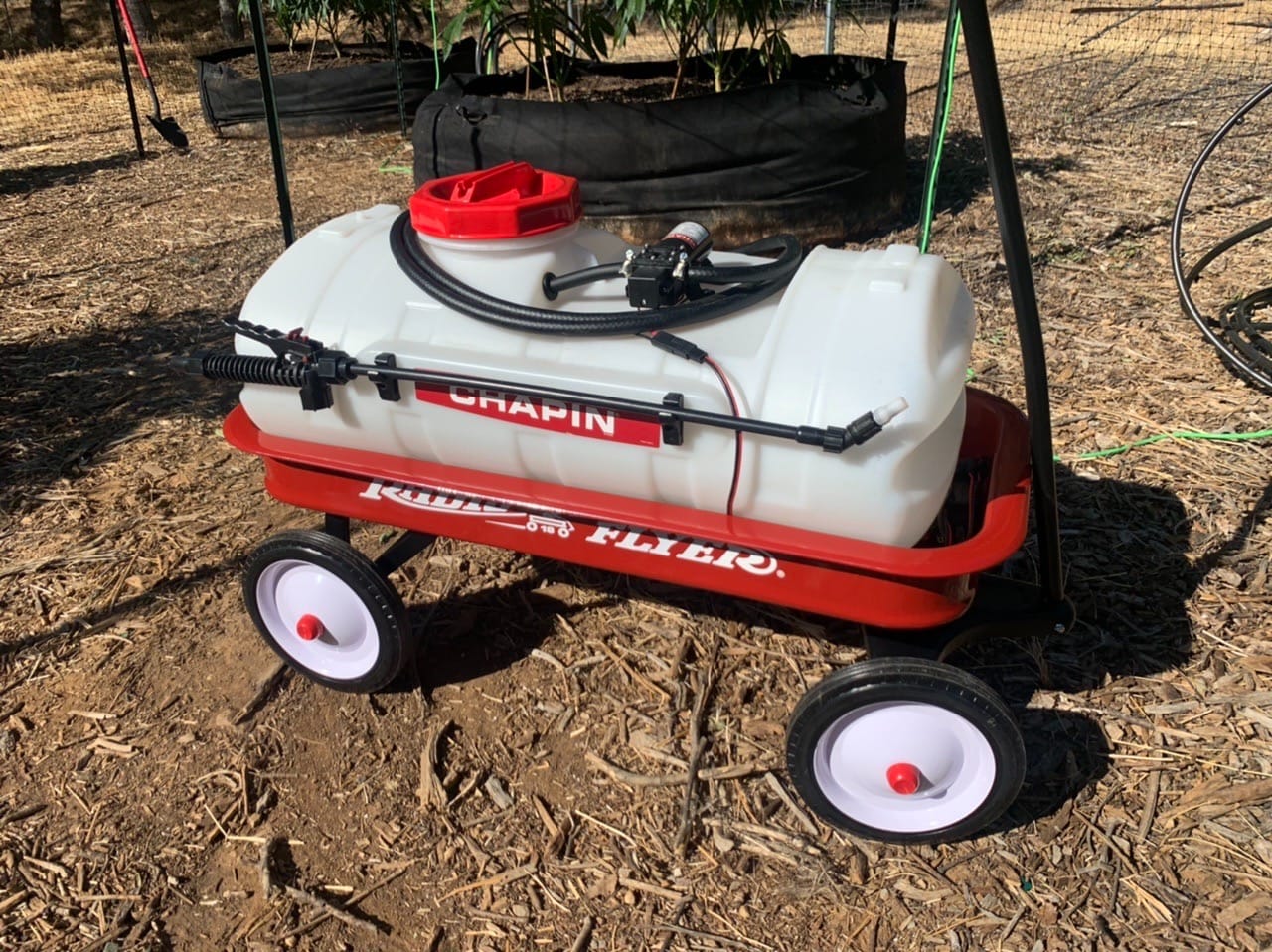 Chapin 97200E Made in the USA 15 Gallon ATV/UTV 12 Volt Mounted Spot Sprayer With 6 Inch Wide Mouth, High Performing 12 V Diaphragm Pump and Filtration System and 18 Inch Spray Wand, Translucent White customer photo 1