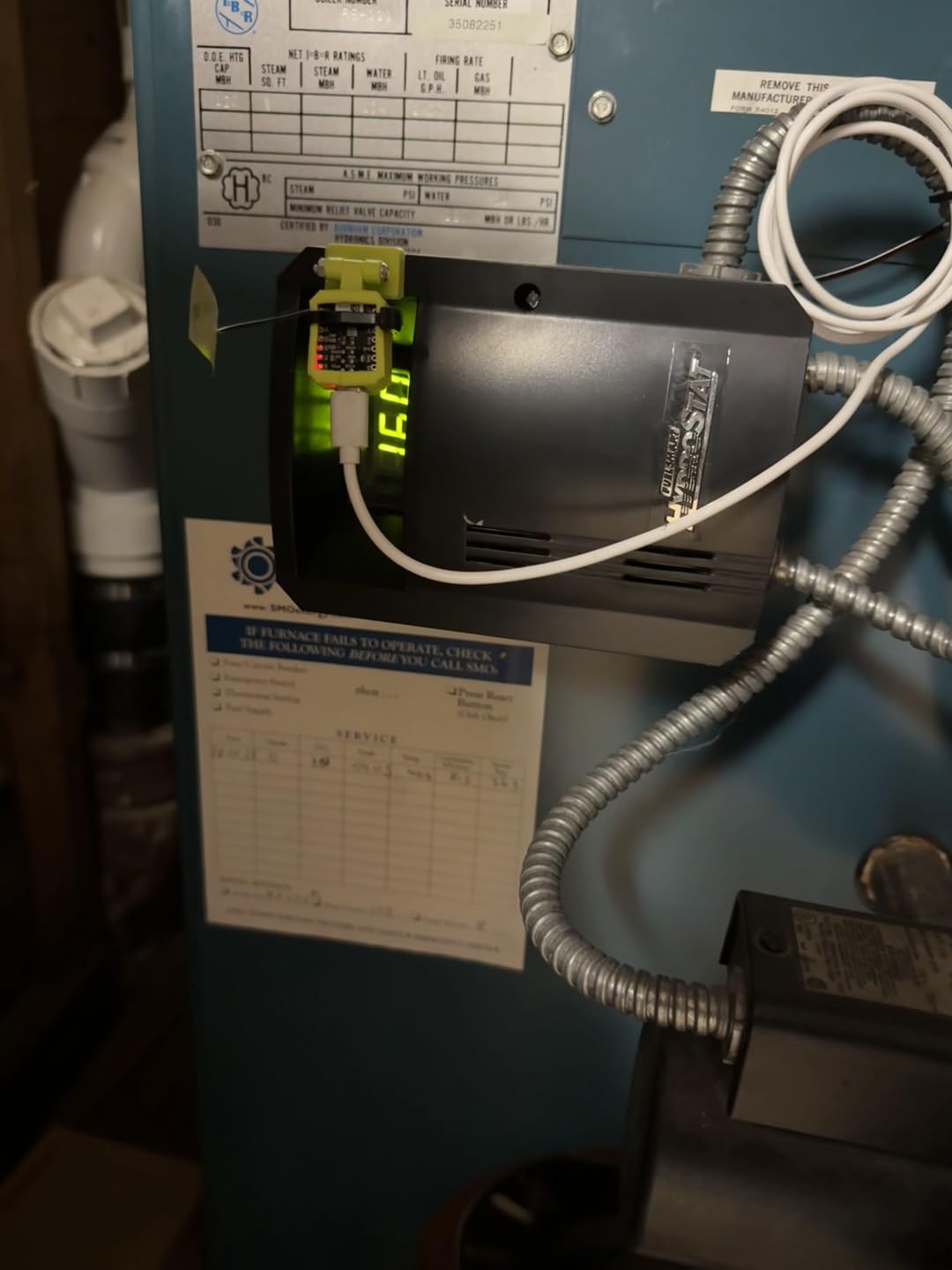 Model 3250 Fuel Smart Hydrostat (Temperature Limit, LWCO, & Boiler Reset Control) for Oil Boilers customer photo 1