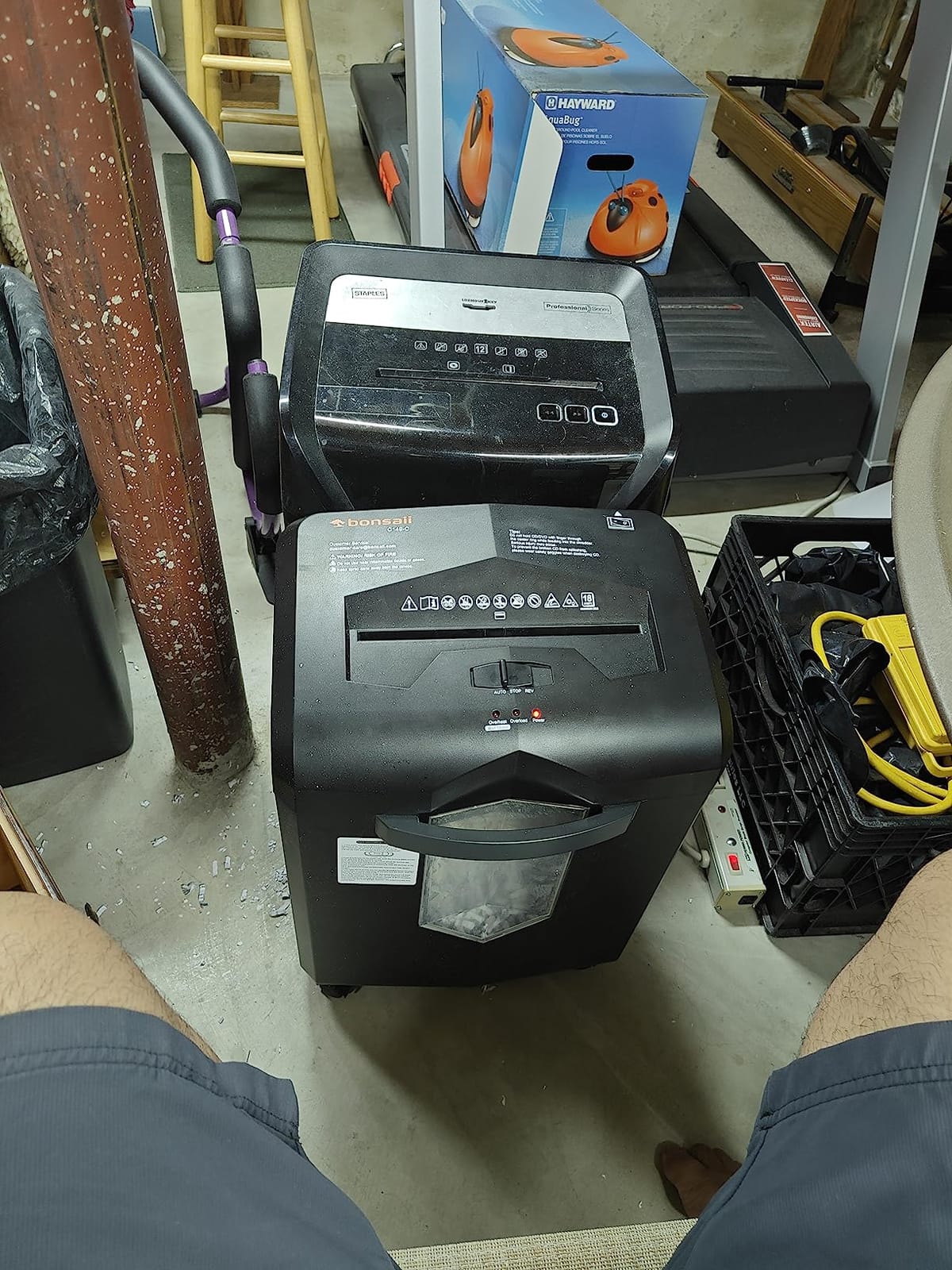 Bonsaii 18-Sheet Cross-Cut 60-Min Run Heavy Duty Paper Shredder customer photo 2