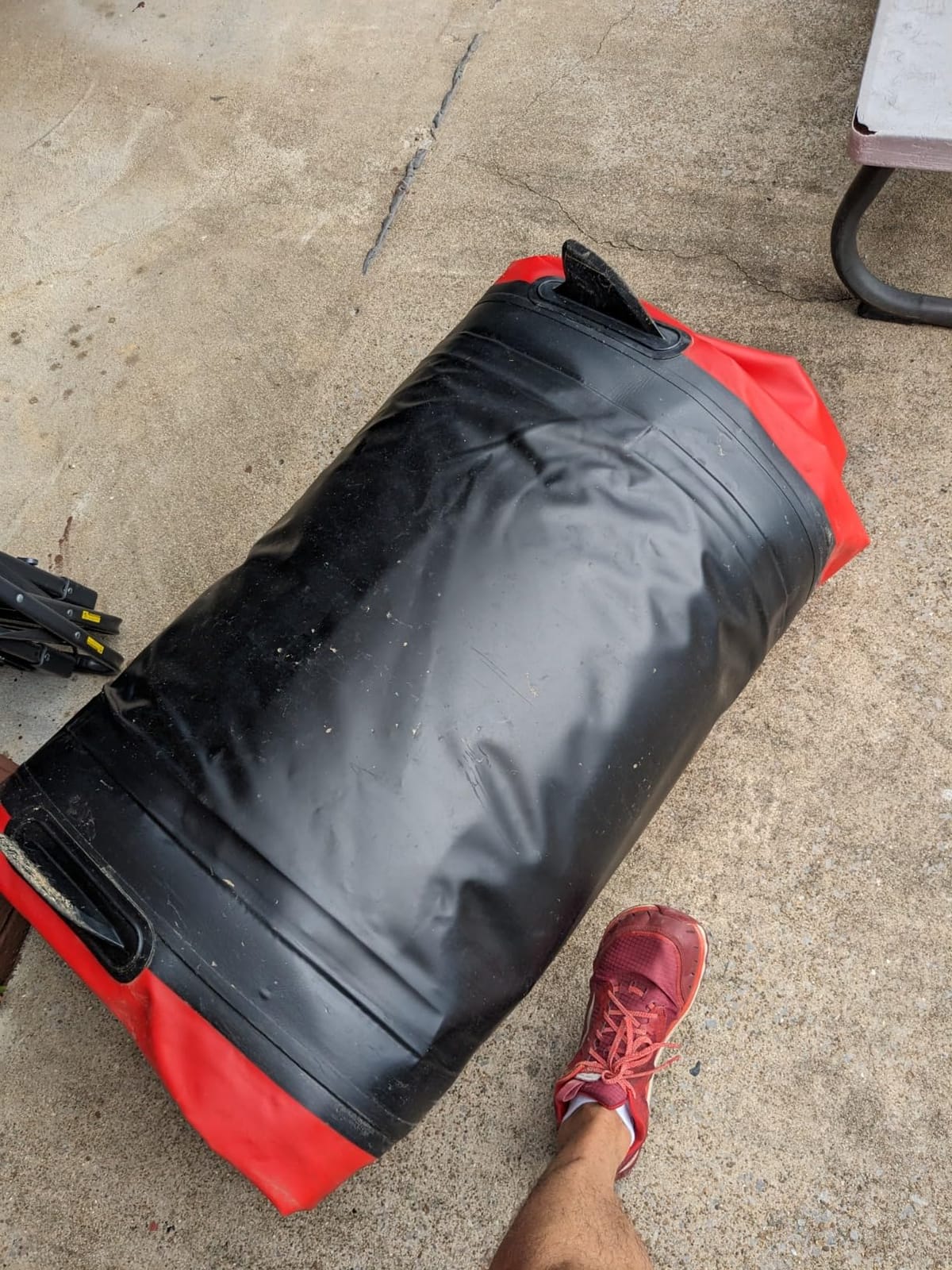 BRIS 14.1 FT Inflatable Kayak Fishing Tender Inflatable Pontoon Boat with Air Floor customer photo 1