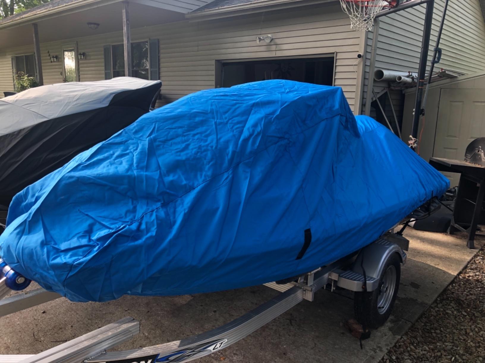 Budge Waterproof Trailerable Jet Ski Cover, Fits 121-135 in PWCs customer photo 2