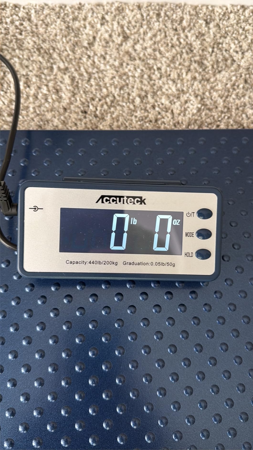 Accuteck 440lb Heavy Duty Digital Metal Industry Shipping Postal Scale W/C customer photo 1