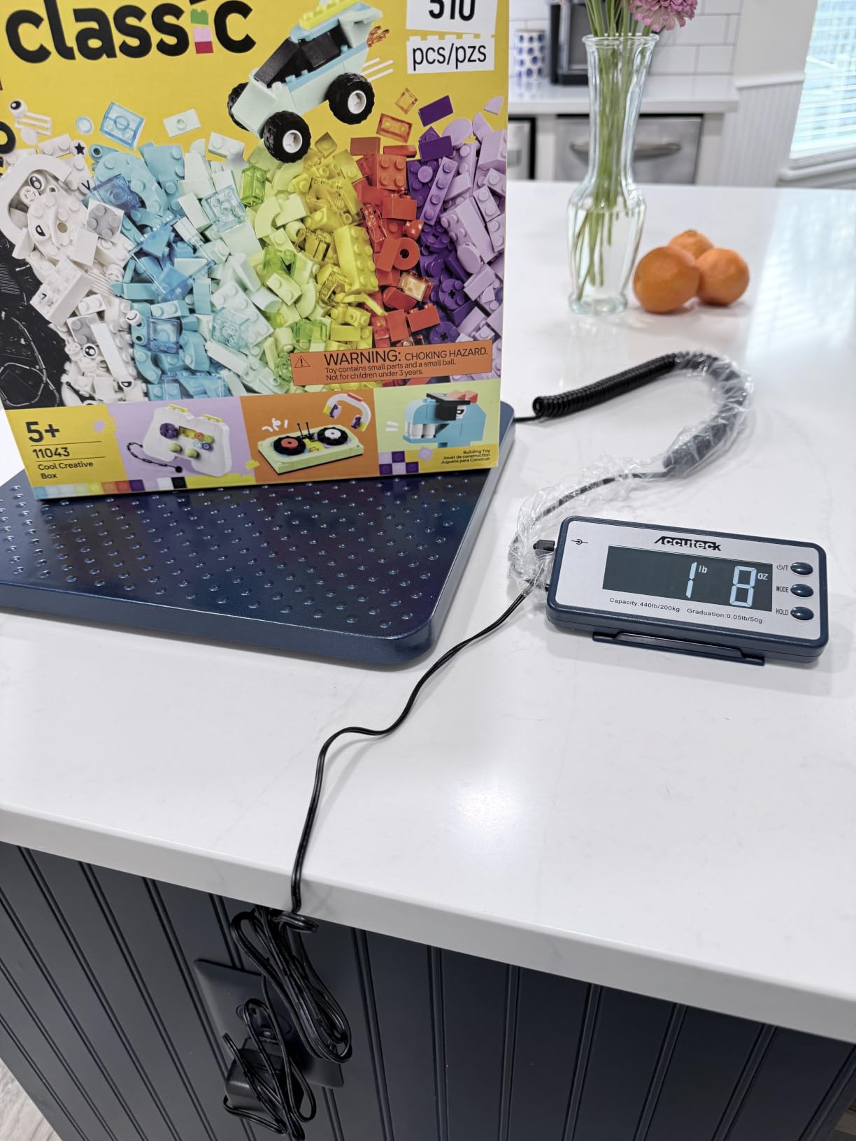 Accuteck 440lb Heavy Duty Digital Metal Industry Shipping Postal Scale W/C customer photo 2