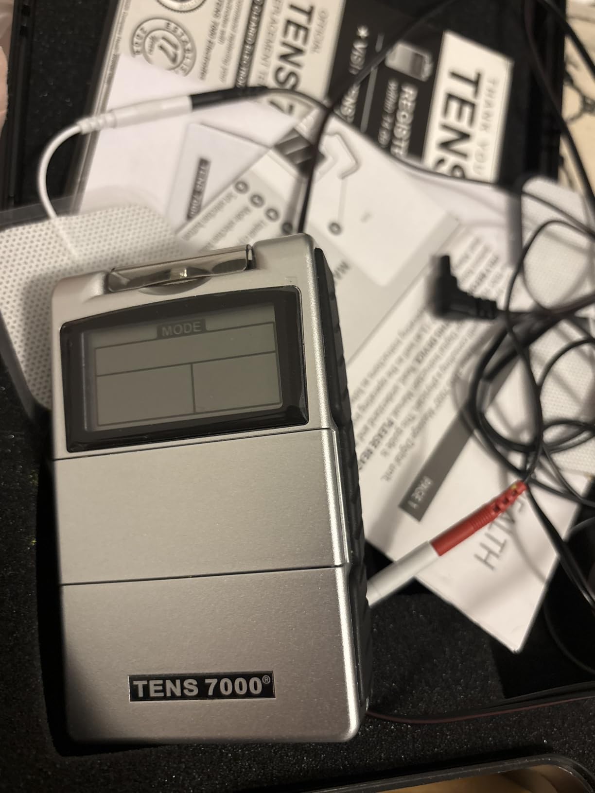 TENS 7000 Digital TENS Unit with Accessories - Muscle Stimulator Machine for Back Pain Relief, Sciatica, Neck, Nerve, Shoulder, Hip, Elbow, Muscle Pain Relief customer photo 1