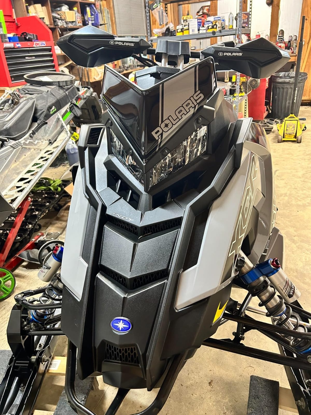Polaris Snowmobile Low Windshield with Striped Logo - 2880385 customer photo 2
