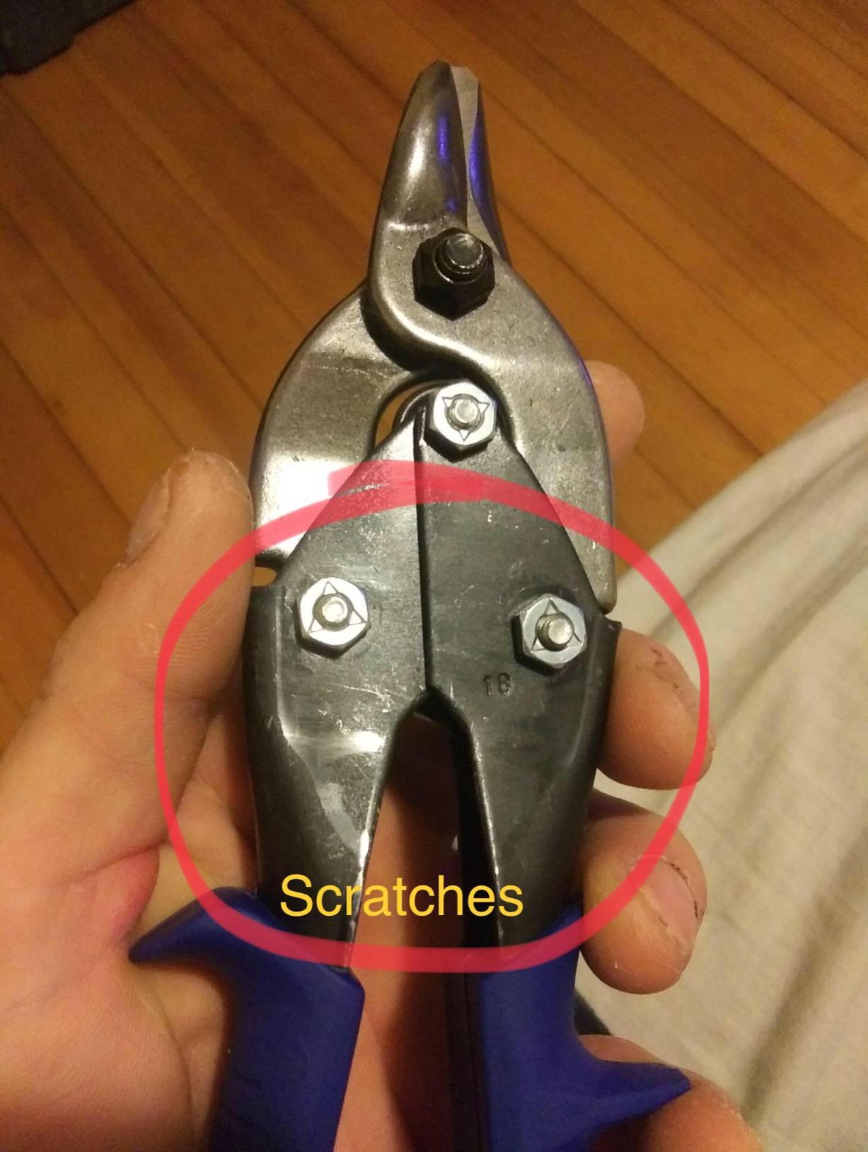 MIDWEST Bulldog Aviation Tin Snip - Straight Cut Regular Tinner Shears, Made in the USA - MWT-6716B customer photo 1