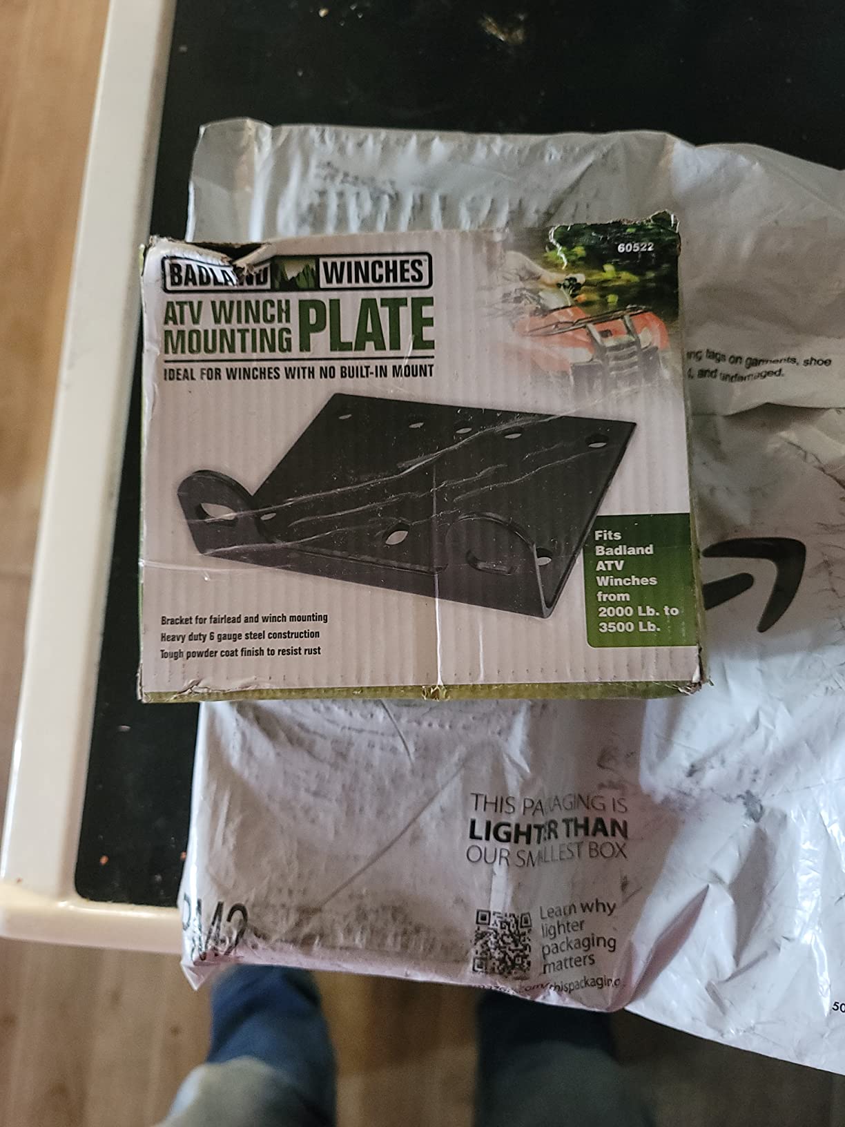 ATV/Utility Winch Mounting Plate customer photo 1