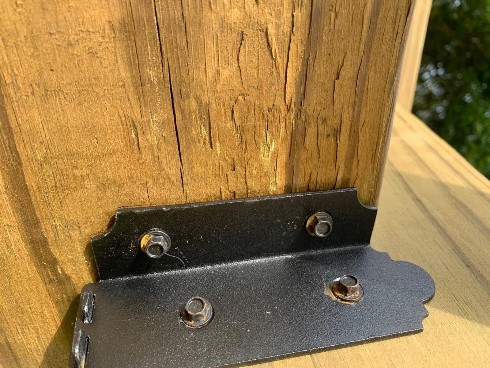 OZCO Laredo Sunset T-Tie Truss Plate Connectors, 6-8in, 6 Pack, Black customer photo 2