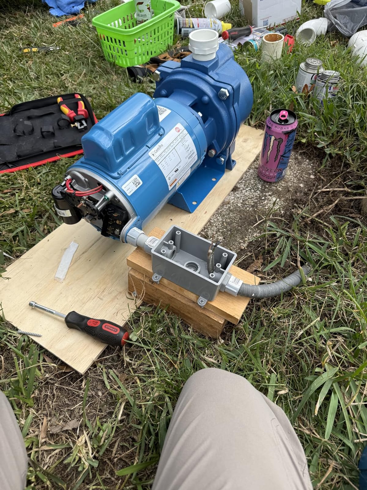 GOULDS Pumps GT20 IRRI-Gator Self-Priming Single Phase Centrifugal Pump, 2 hp, Blue customer photo 1