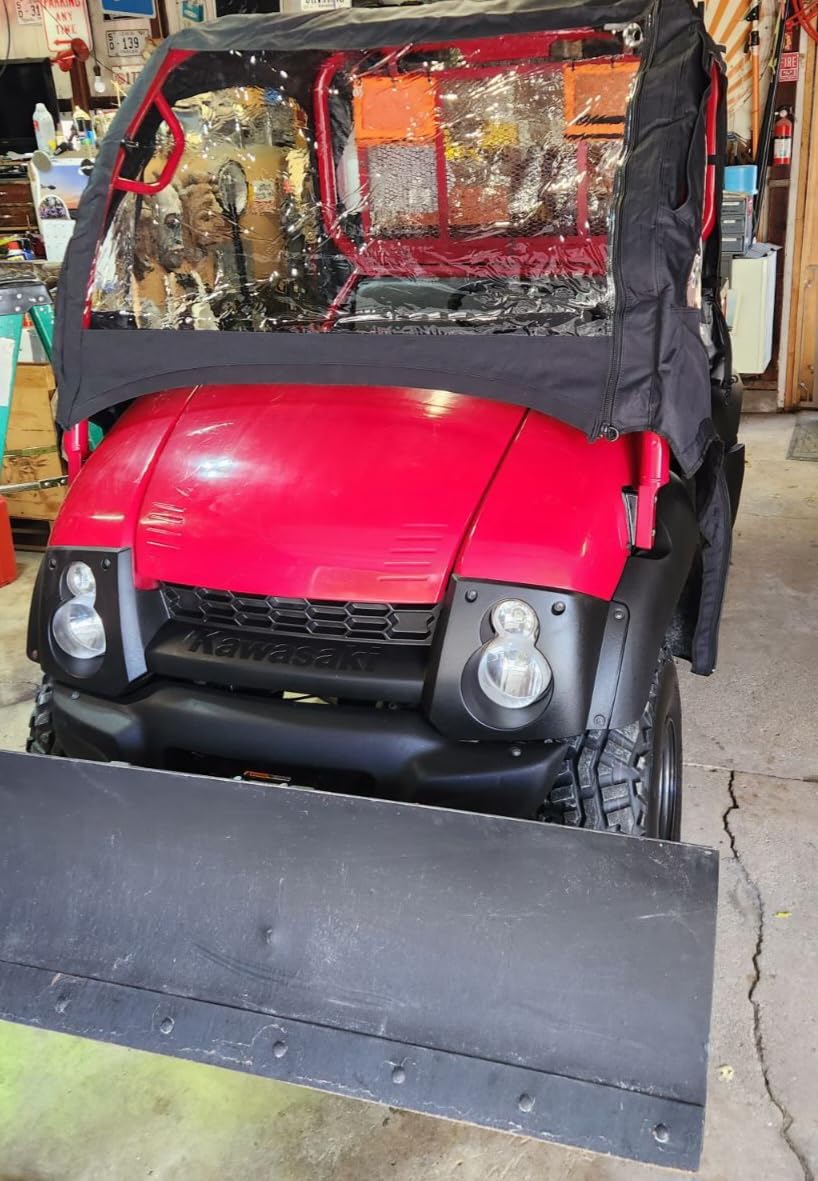 Classic Accessories QuadGear UTV Cab Enclosure, Fits Kawasaki Mule 600, 610, 610 4x4, 610 4x4 XC (2015 Models and Older), Black customer photo 1