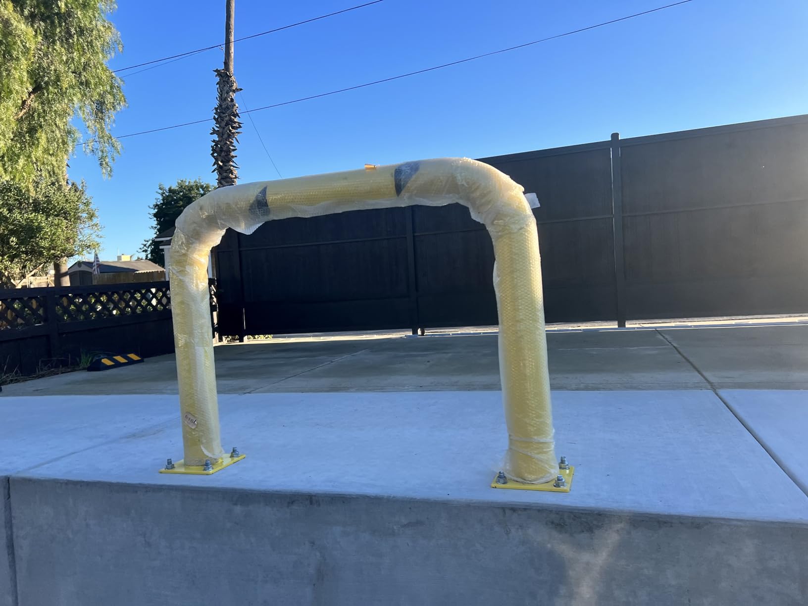 4' x 3' Steel Machine Guard, Safety Barrier, Hollow, Fillable, Guardian customer photo 1