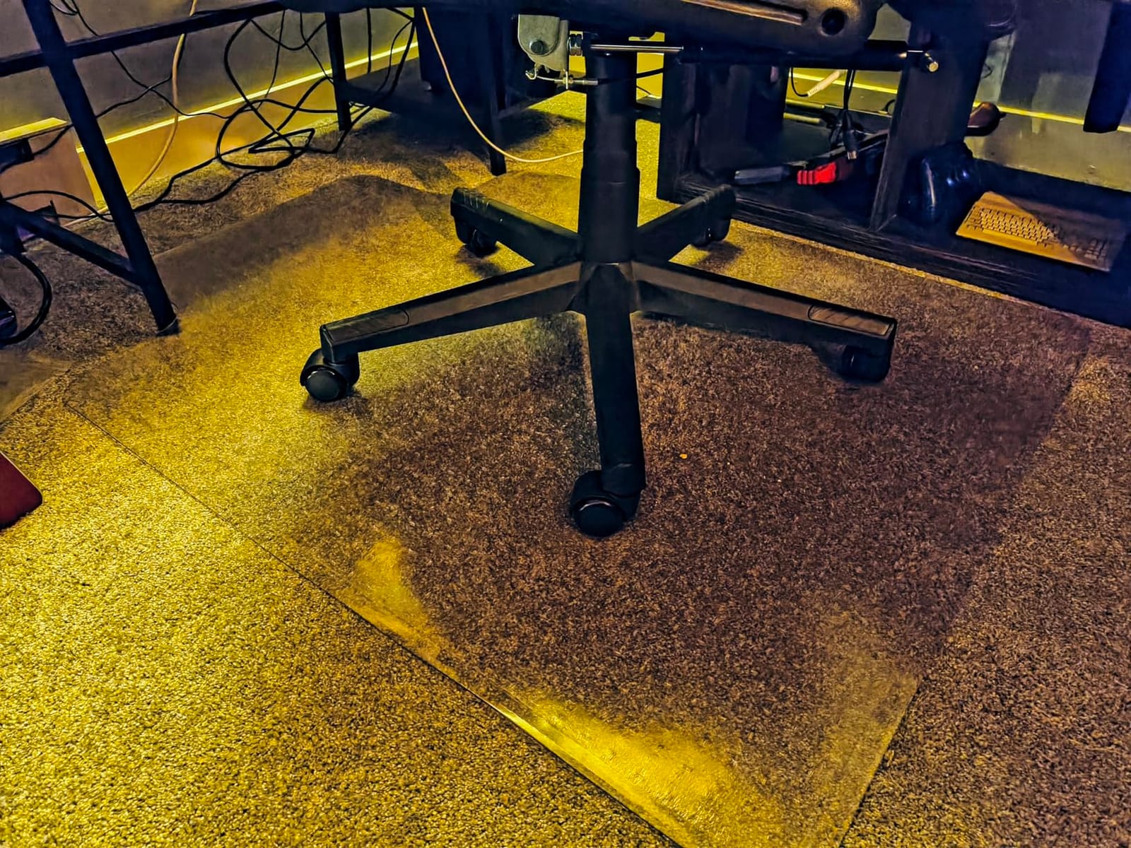 Staples Office Chair Mat with Lip, Low-Pile Carpet, 48